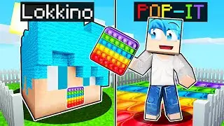 CASA POP IT di LOKKINO CONTRO CASA di LOKKI su MINECRAF ITA
