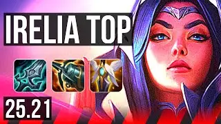 IRELIA vs YONE (TOP) | 10 solo kills, Legendary | EUW Master | 25.21