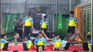 A heartfelt thank you to the yoga students for their graceful and disciplined performance👏❤️