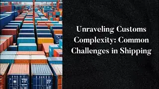 Unraveling Customs Complexity: Common Challenges in Shipping
