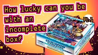 Digimon Card game release special ver 1.0 BT 1-3 Booster box Unboxing Part 1