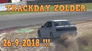 Near crash, Drifts and Fails!  Trackday Zolder 26-9-2018!!!!