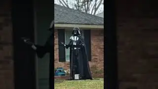 Darth Vader Animatronic in January, Chilling #starwarsfan #darthvader