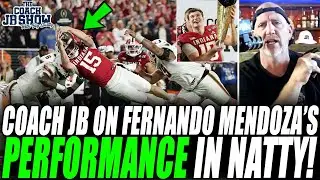 Coach JB On Fernando Mendoza's PERFORMANCE In National Championship vs. Miami!