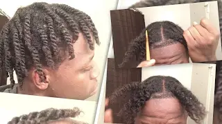 HOW TO: Moisturize (Loc Method) & Part Your Natural Hair (The N*gga Way)