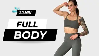 20 min Beginner Full Body Workout | Low Intensity, No Jumping, No Repeats