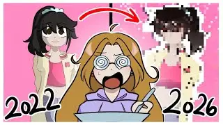 Redrawing My First Drawing! (Speedpaint + Q&A)