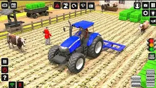 Tractor Farming Driving Simulator || Heavy Offroad Cargo Tractor Driver || Android Gameplay