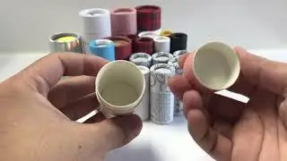 custom paper tube deodorant packaging