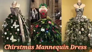 40 Best Dress Form Christmas Trees - Mannequin Christmas Tree Ideas