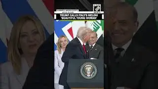 Trump refers to Italy&rsquo;s PM Meloni as &lsquo;a beautiful young woman&rsquo; during peace summit in Egypt