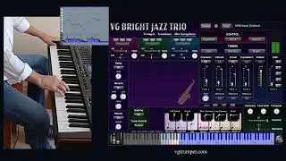 Trombone, Saxophone, Trumpet - VG Bright Jazz Trio Virtual Instrument. VST, AU, Standalone app.