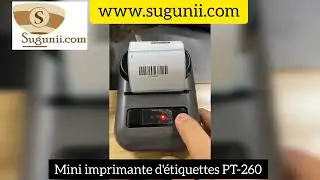 Mini imprimante d'&eacute;tiquettes PT-260