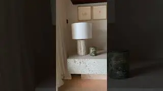 Travertijn en marmeren tafellampen