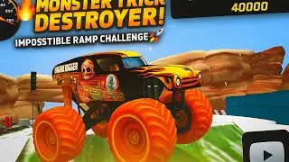 MONSTER TRUCK DESTROYER  Impossible Ramp Challenge 🚀🔥
