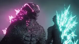 EVOLVED GODZILLA VS GODZILLA MINUS ONE | BLENDER ANIMATION
