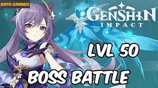 Oceanid Boss Battle Gameplay (Genshin Impact) 1080p HD!
