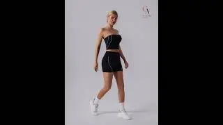 🔥 Trendy Strapless Yoga Set | Summer Essential Activewear