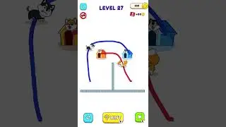 LEVEL 27 DOGE CANNOT TOUCH OTHER DOG? Doge Rush to Home: Draw Puzzle #short #doge #dogs #dog #puzzle