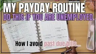PAYDAY ROUTINE | UNEMPLOYMENT BUDGET | HOW I AVOID PAST DUE BILLS #budgettreasures