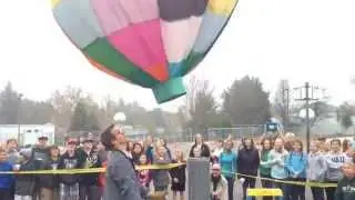 Templeton hot-air balloon launch