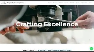 Website Designed for a Manufacturing Industry i.e. Machine Shop | Website Design & Development
