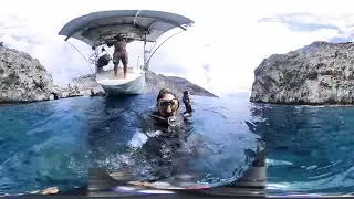 Scuba Diving with a 360 Camera at Ascension Island- Sailing Vessel Delos