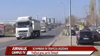 TRAFICUL GREU DEVIAT PE LA TINTESTI