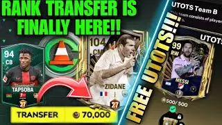 RANK TRANSFER IS HERE ATLAST!! Fc Mobile 24| UTOTS Ronaldo & Messi!