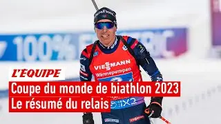 Coupe du monde de biathlon 2023 - Les Bleus deuxi&egrave;me du relais, les Norv&eacute;giens d&eacute;roulent &agrave; &Ouml;stersund