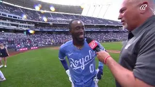 Samad Taylor on the Royals' walk-off win and his debut