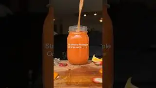 Strawberry Pineapple Orange Juice 🍓🍍🍊 #growyourown #orangejuice #juiceforhealth #shorts #ytshorts