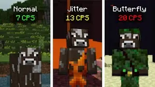 Normal Clicking VS Jitter Clicking VS Butterfly Clicking