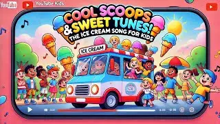 Song For Children's I Cool Scoops & Sweet Tunes! 🍦 | The Ice Cream Song for Kids cartoon video