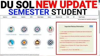 du sol new update 2021|july abe mode exam 1,2,3,4 semester exam update| sol du abe exam 2021