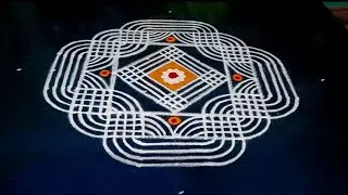Simple rangoli design 🌺 Beautiful padi kolam 🌺 Traditional Friday Rangoli design
