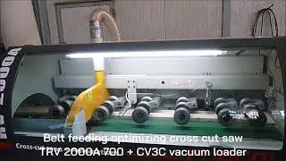 CURSAL TRV 2000E &Oslash;700 + CV3C vacuum loader- Sawmill belt feeding optimizing saw _woodworking_271