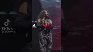 How much time did Sza say blind? #rnb #sza #tiktok #szatour #music #hair  #concert #tiktok #szaalbum