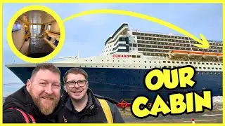 Каюта 11032 с балконом, 2 номера, лайнер Cunard Queen Mary | Экскурсия по каюте