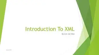 eXtensible Markup Language (XML)