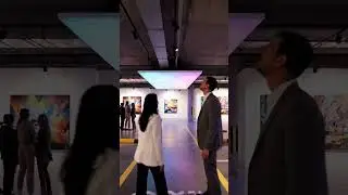 Underground Parking Structure Transformed into Immersive Art Space | Cinematic Visuals| Nebula Shots