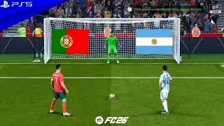 PORTUGAL VS ARGENTINA | WORLD CUP FINAL 2026 | RONALDO VS MESSI | FC 26 PENALTY SHOOTOUT - PS5