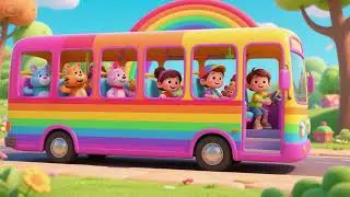 The Rainbow Bus Ride | Nursery Rhymes & Kids Songs