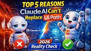 🔥 Top 5 Reasons Why Claude AI Cannot Replace UiPath (2026 Reality Check)