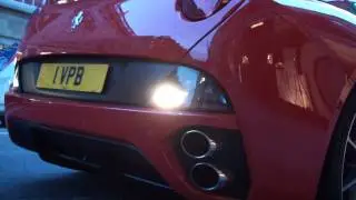 Ferrari California Startup and Quick Burst - lovely V8!