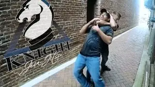 Jiu-Jitsu Street Self-Defense Technique - Chest Push Defense
