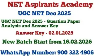 UGC NET Dec 2025 Computer Science Question Paper Analysis | Dec 2025 Expected Cutoff | Tamil