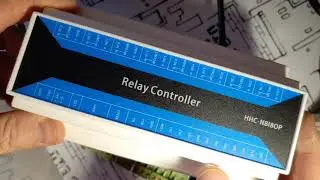 HHC-N8i8OP 8 Channe IP Network Relay Remote Control Device TCP Bistable Relay Module