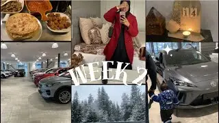 RAMADAN WEEK 2 routine Vlog/ hunting after car 🚘, healthy iftar, snowing ❄️, gym, Friday prayer..