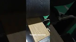 Yongte WPC decking extrusion machine embossed online machine inspection successfully